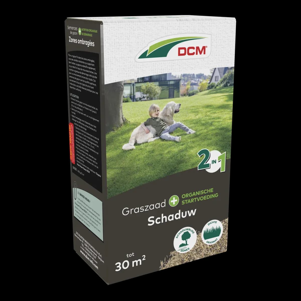 Doos DCM Graszaad Plus Schaduw met organische startvoeding, tot 30 m²